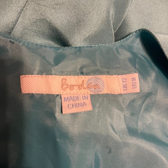 Boden Celebration Teal Dress - Picture 5 of 8